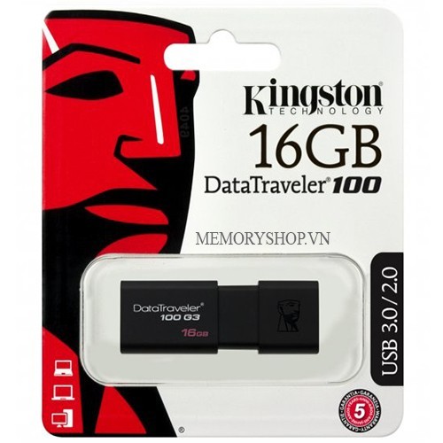 USB Flash 16GB Kingston - DT100G3/16